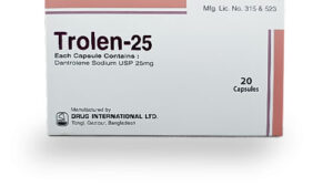 1760422878Trolen-25 Tablet Dantrium (Dantrolene Sodium) 25mg